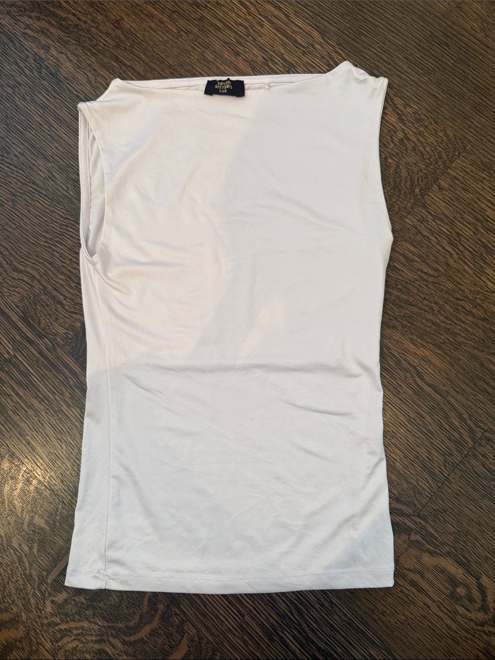 White Sleeveless Tank top